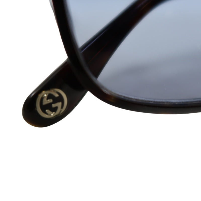 GUCCI Brown Resin Sunglasses, Comes With Original Case & Cleaning Cloth