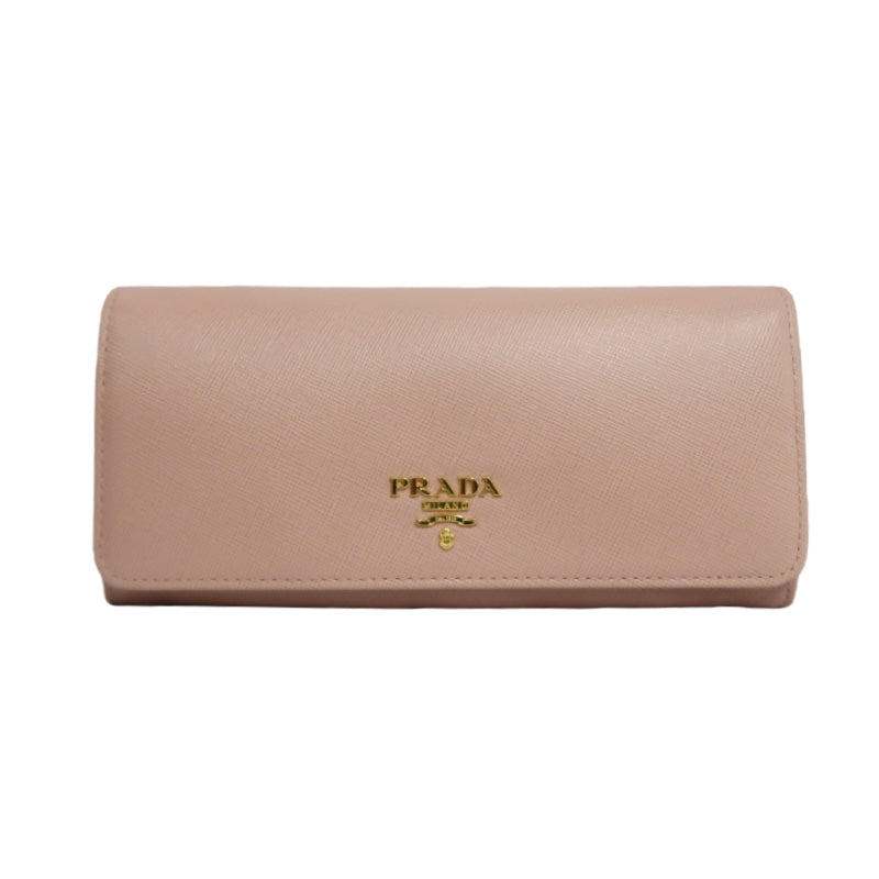 PRADA Pink PVC Long Wallet, Comes With Original Box, Dust Bag & Authenticity Card