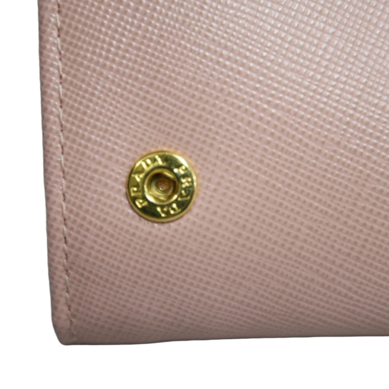 PRADA Pink PVC Long Wallet, Comes With Original Box, Dust Bag & Authenticity Card