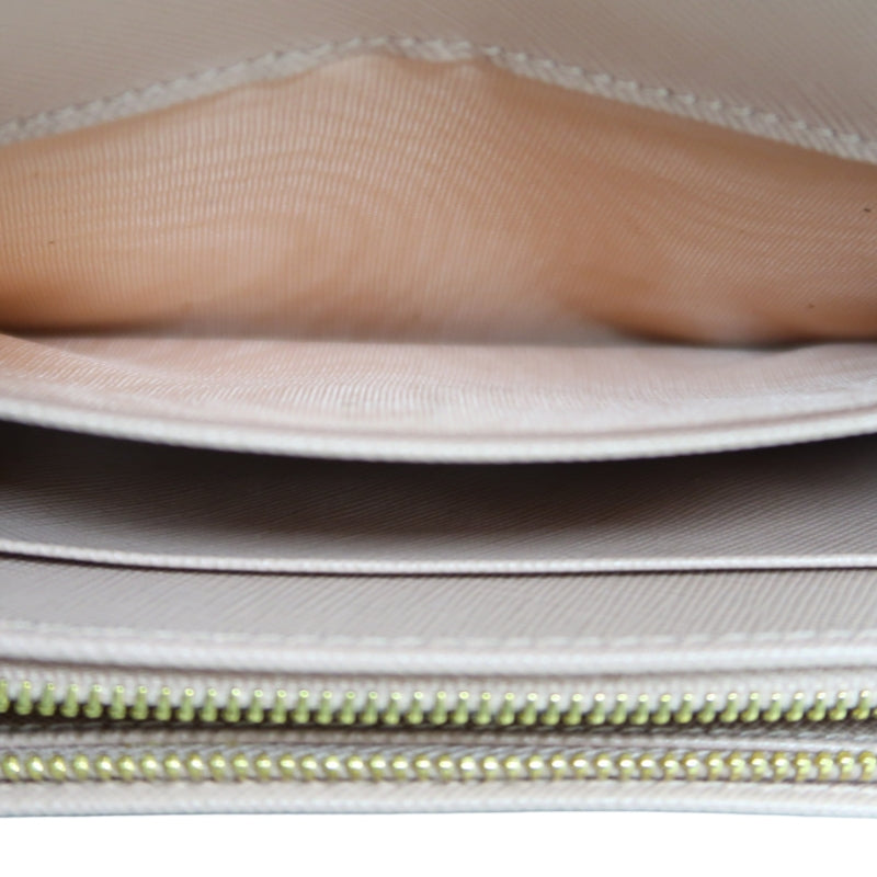 PRADA Pink PVC Long Wallet, Comes With Original Box, Dust Bag & Authenticity Card