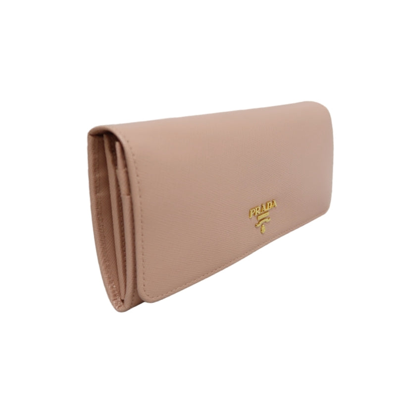 PRADA Pink PVC Long Wallet, Comes With Original Box, Dust Bag & Authenticity Card