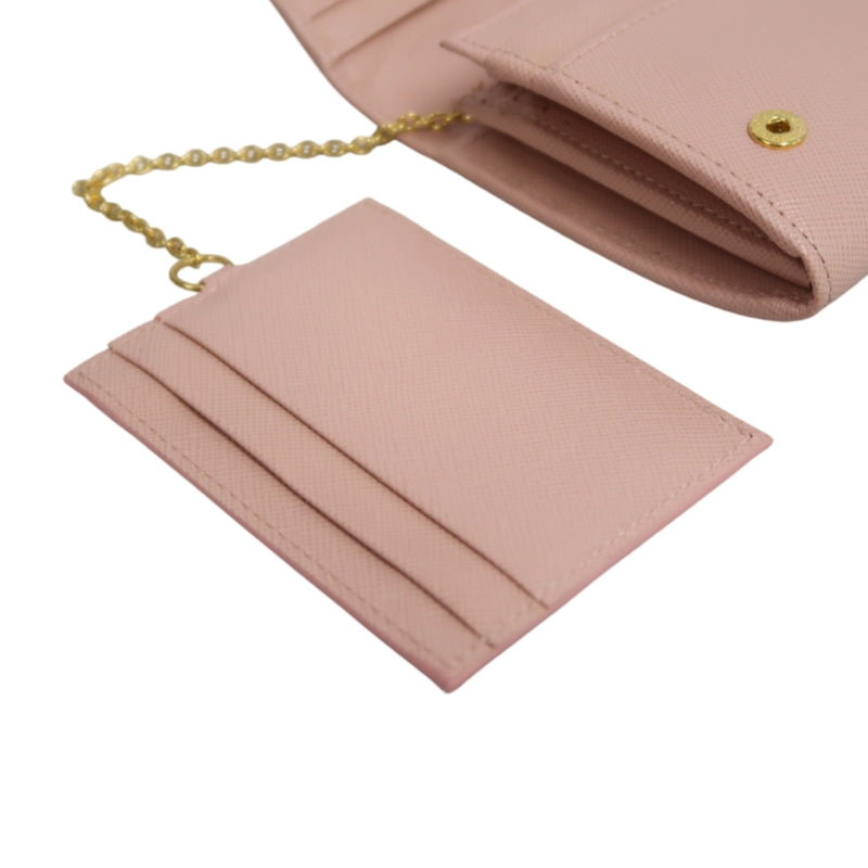 PRADA Pink PVC Long Wallet, Comes With Original Box, Dust Bag & Authenticity Card