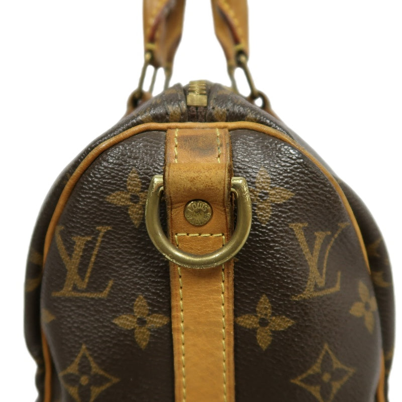LOUIS VUITTON Monogram Canvas Brown Speedy Top Handle Bag