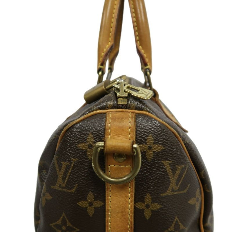 LOUIS VUITTON Monogram Canvas Brown Speedy Top Handle Bag