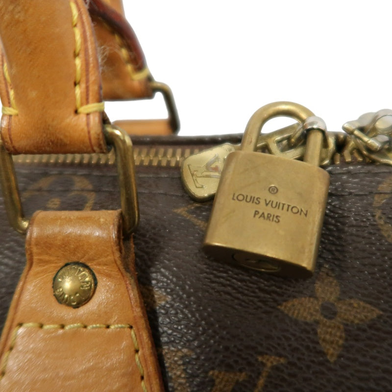 LOUIS VUITTON Monogram Canvas Brown Speedy Top Handle Bag