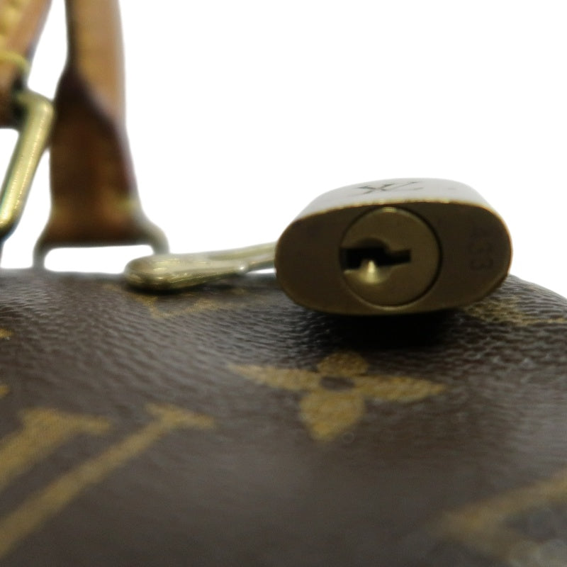 LOUIS VUITTON Monogram Canvas Brown Speedy Top Handle Bag