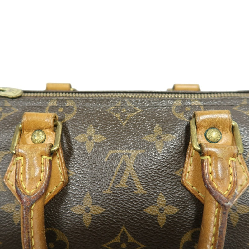 LOUIS VUITTON Monogram Canvas Brown Speedy Top Handle Bag