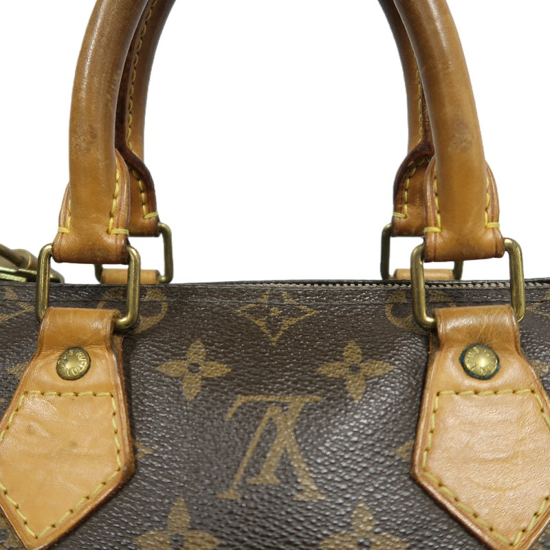 LOUIS VUITTON Monogram Canvas Brown Speedy Top Handle Bag