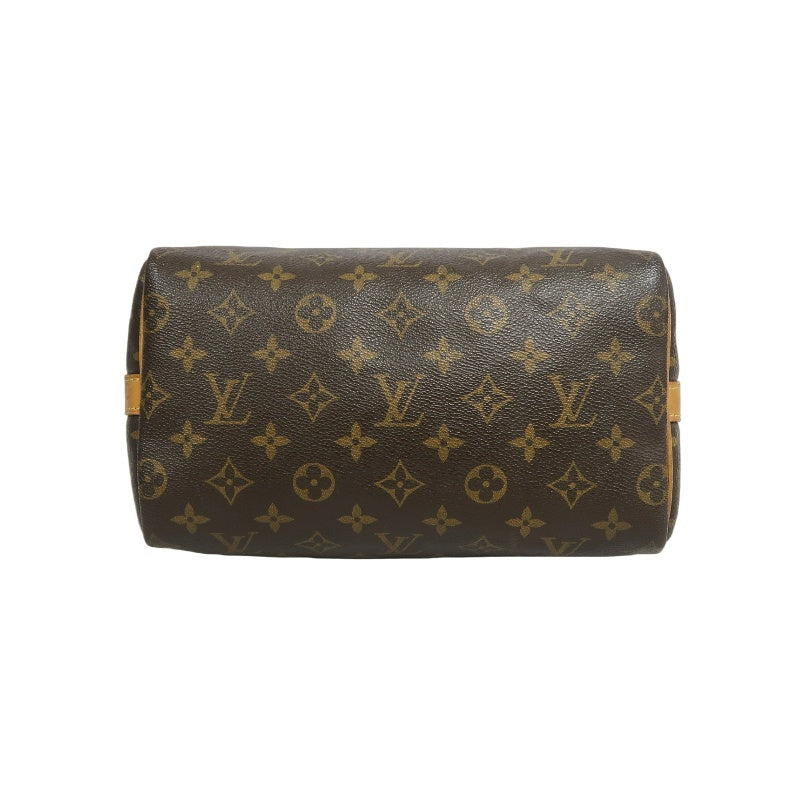 LOUIS VUITTON Monogram Canvas Brown Speedy Top Handle Bag