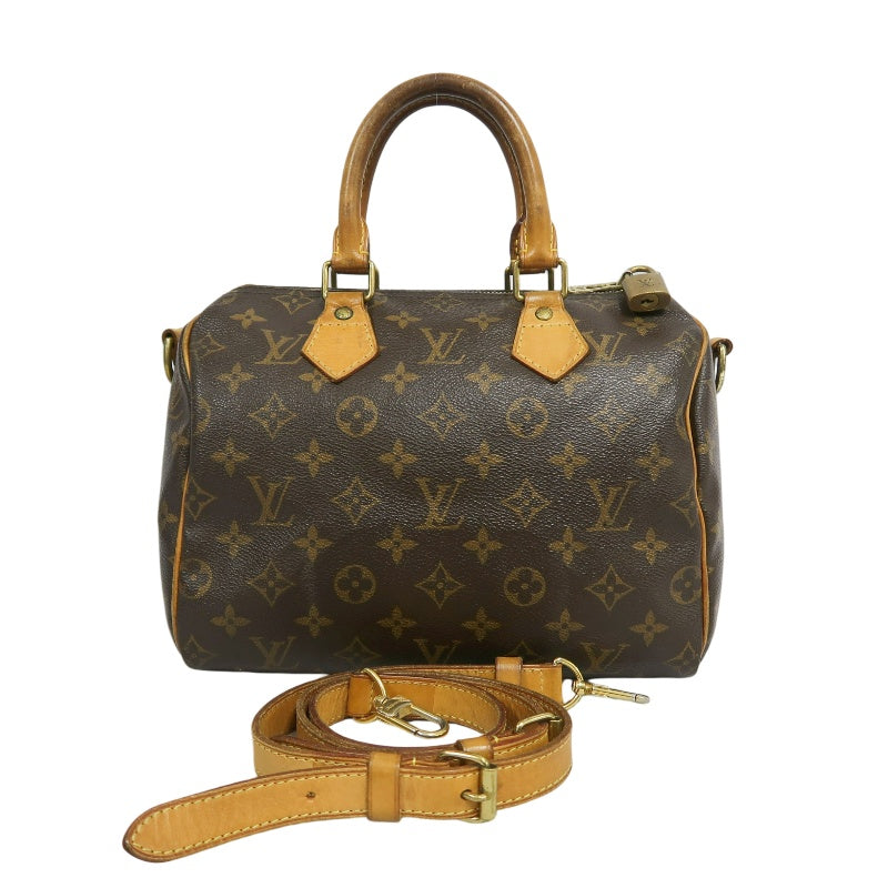 LOUIS VUITTON Monogram Canvas Brown Speedy Top Handle Bag