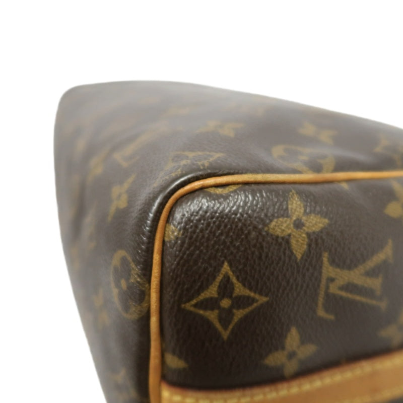 LOUIS VUITTON Monogram Canvas Brown Speedy Top Handle Bag