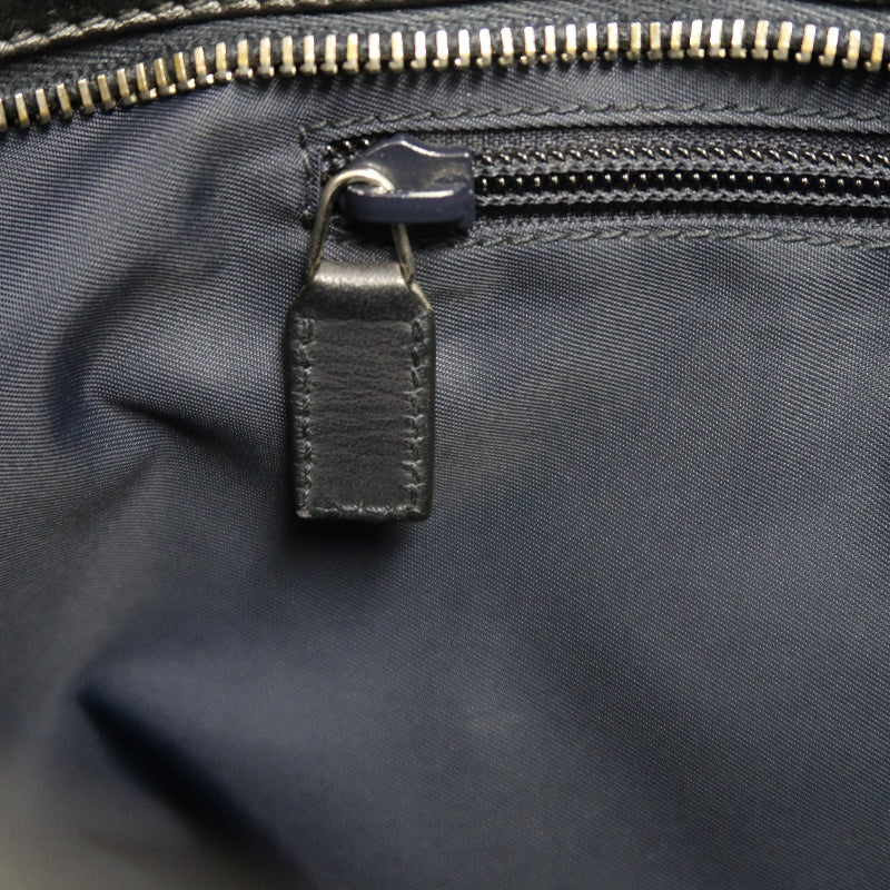 GUCCI GG Supreme Canvas Black Crossbody Bag With Silver Hardware