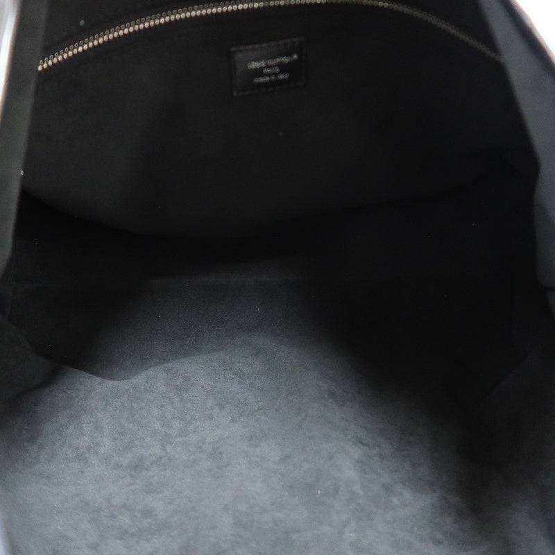 LOUIS VUITTON Black Lambskin Leather Carryall Shoulder Bag, "Black Samurai Version