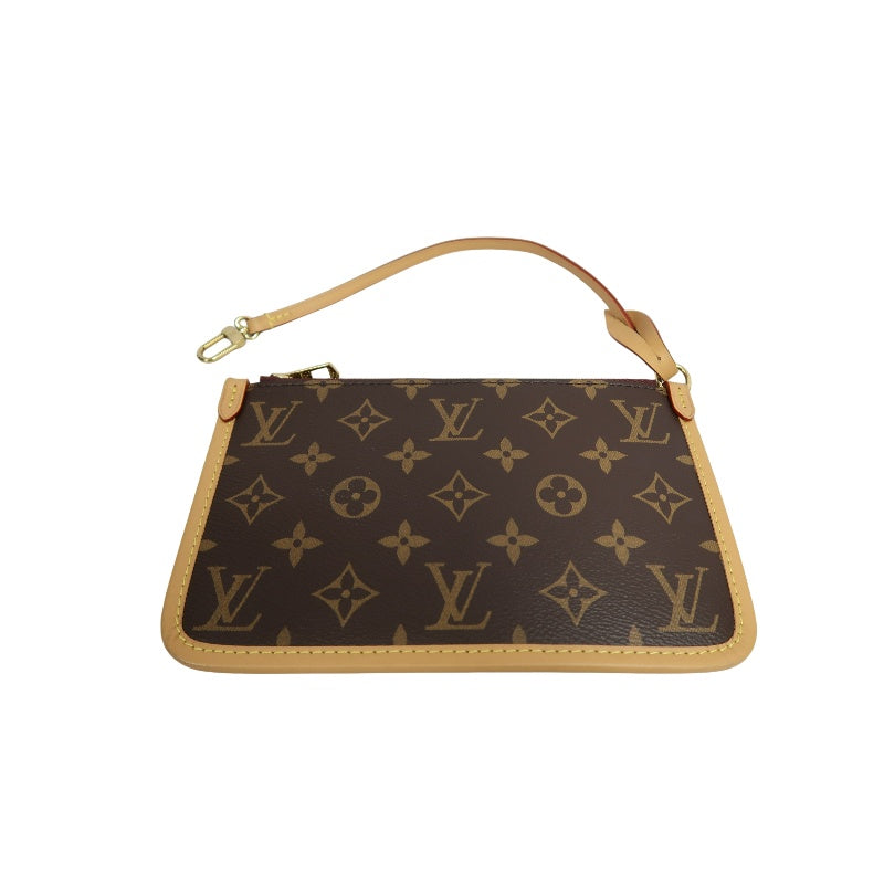 LOUIS VUITTON Monogram Canvas Brown Carryall Shoulder Bag