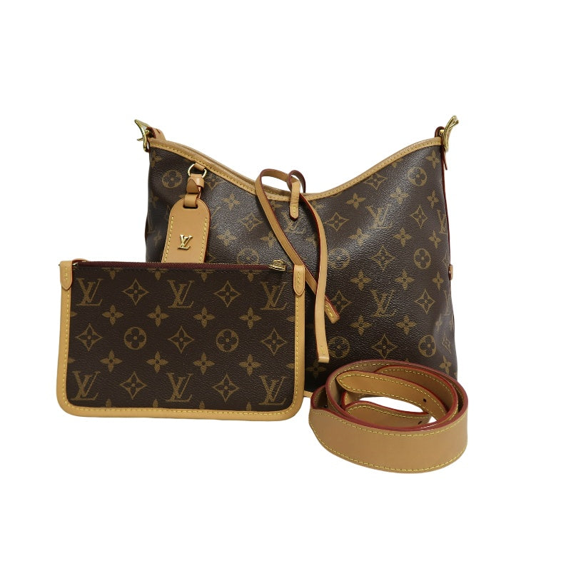 LOUIS VUITTON Monogram Canvas Brown Carryall Shoulder Bag