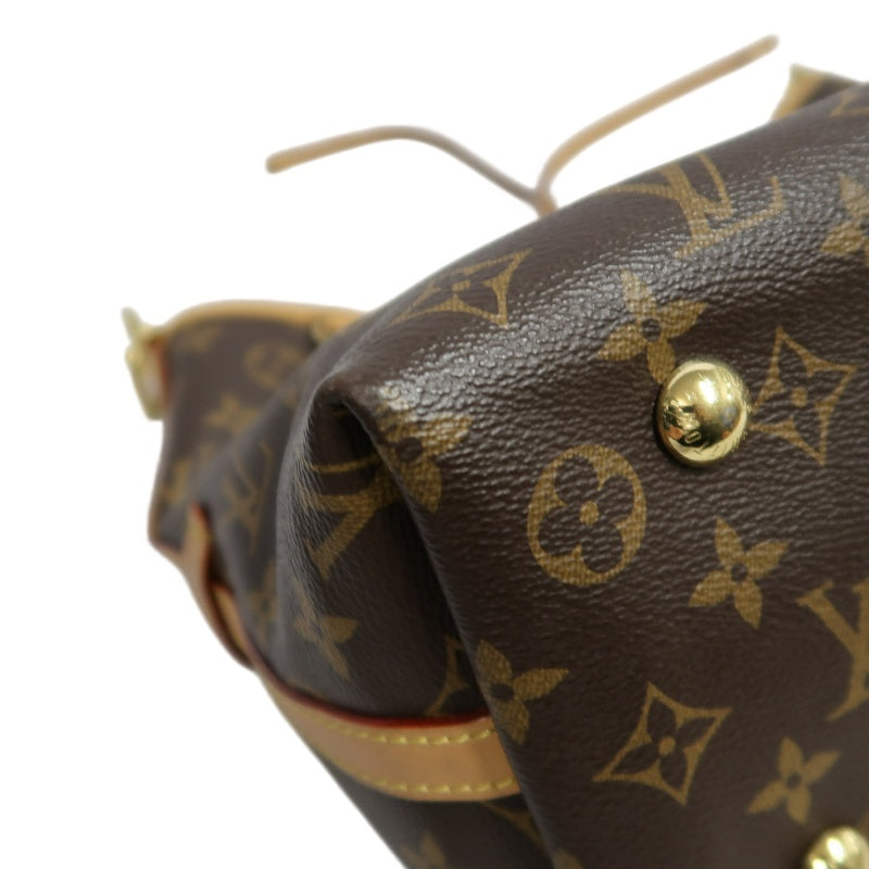LOUIS VUITTON Monogram Canvas Brown Carryall Shoulder Bag