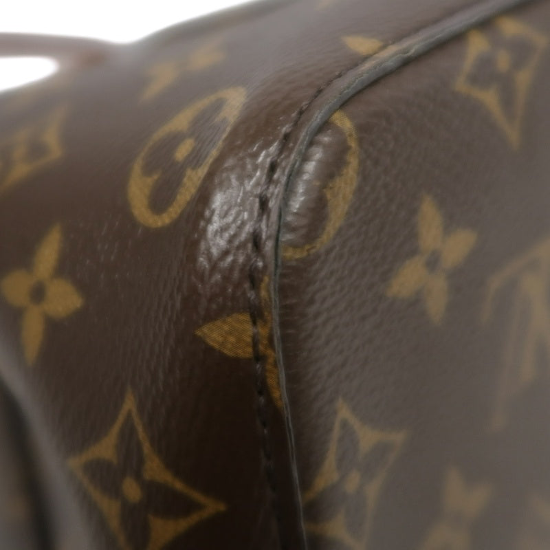 LOUIS VUITTON Monogram Canvas Brown Neo Noe Drawstring Bucket Shoulder Bag