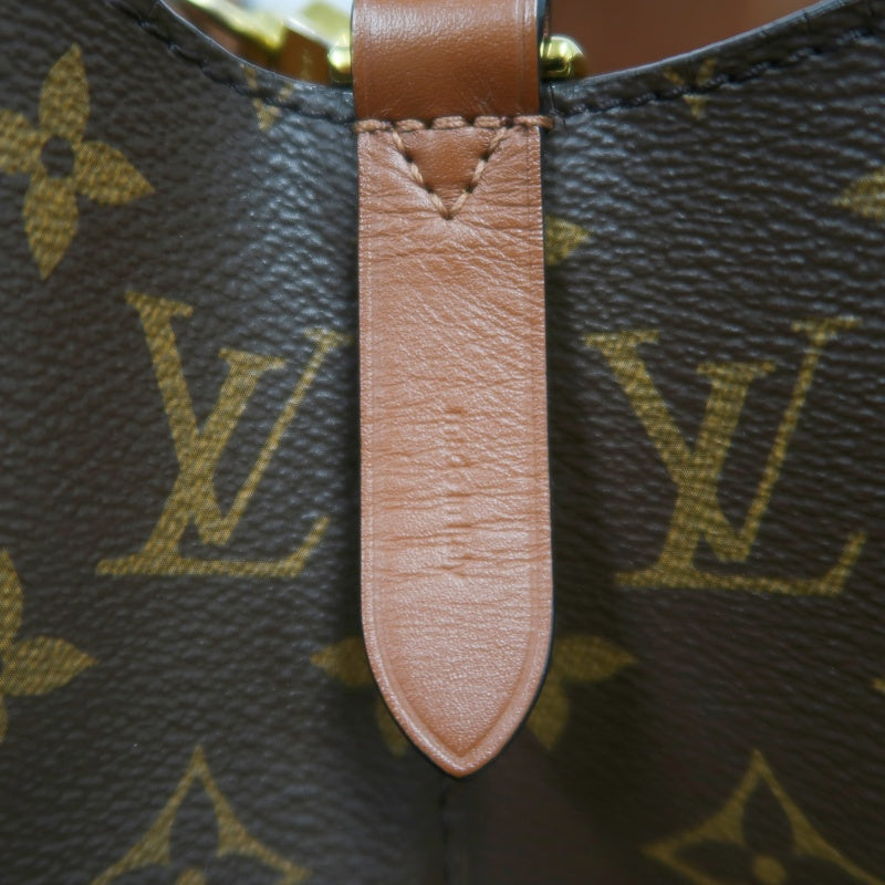 LOUIS VUITTON Monogram Canvas Brown Neo Noe Drawstring Bucket Shoulder Bag