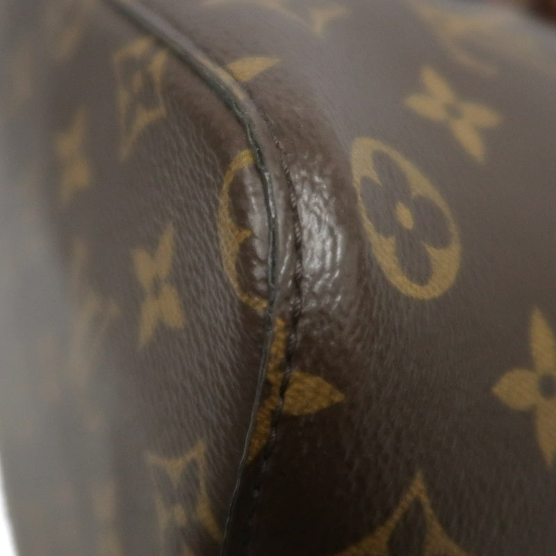 LOUIS VUITTON Monogram Canvas Brown Neo Noe Drawstring Bucket Shoulder Bag