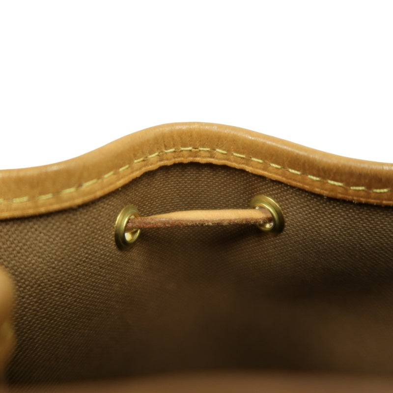 LOUIS VUITTON Monogram Canvas Brown Nano Noe Shumai Shape Shoulder Bag