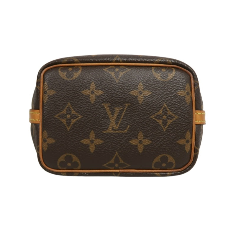 LOUIS VUITTON Monogram Canvas Brown Nano Noe Shumai Shape Shoulder Bag