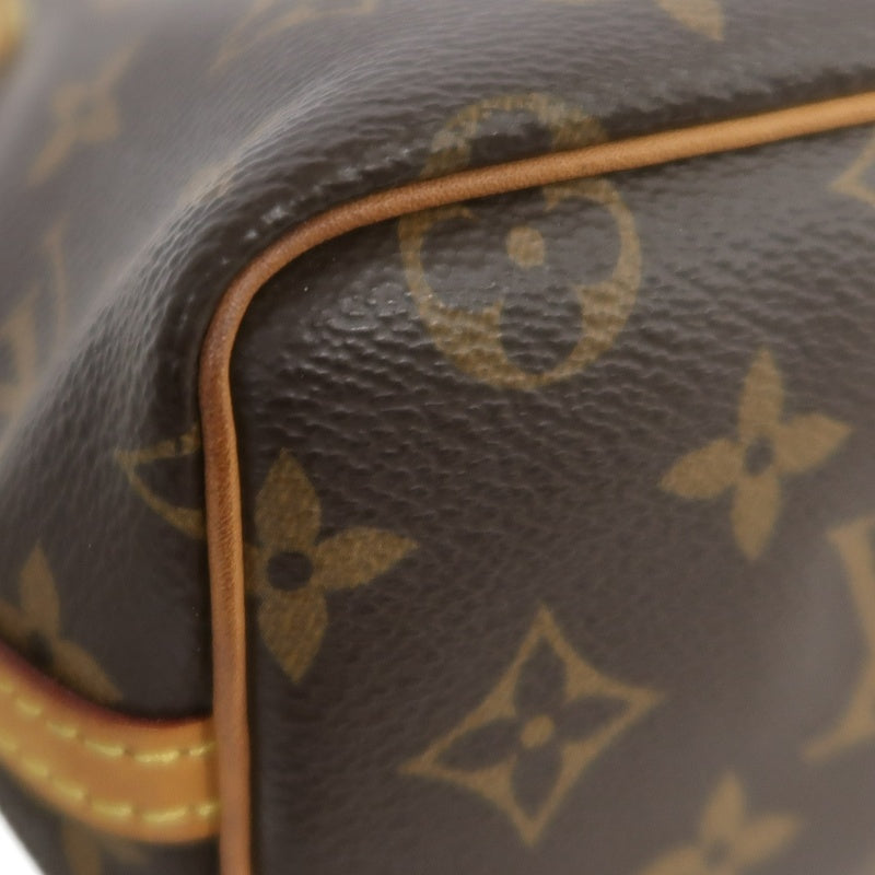 LOUIS VUITTON Monogram Canvas Brown Nano Noe Shumai Shape Shoulder Bag
