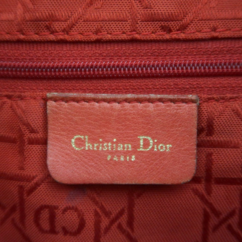 DIOR Lady Dior Black Canvas Cannage Quilted Handbag With Gold Hardware