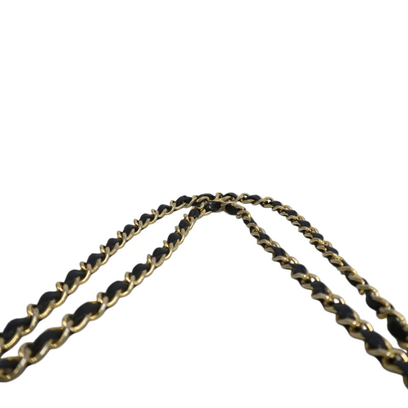 CHANEL Paris Limited Matelasse Black Lambskin Leather Quilted Flap Chain Crossbody Bag With Gold Hardware