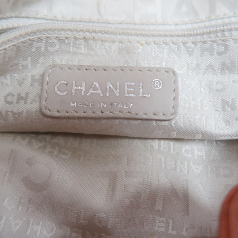 CHANEL Classic Matelasse Wild Stitch Orange Calfskin Leather Quilted Drawstring Bucket Shoulder Bag With Silver Hardware