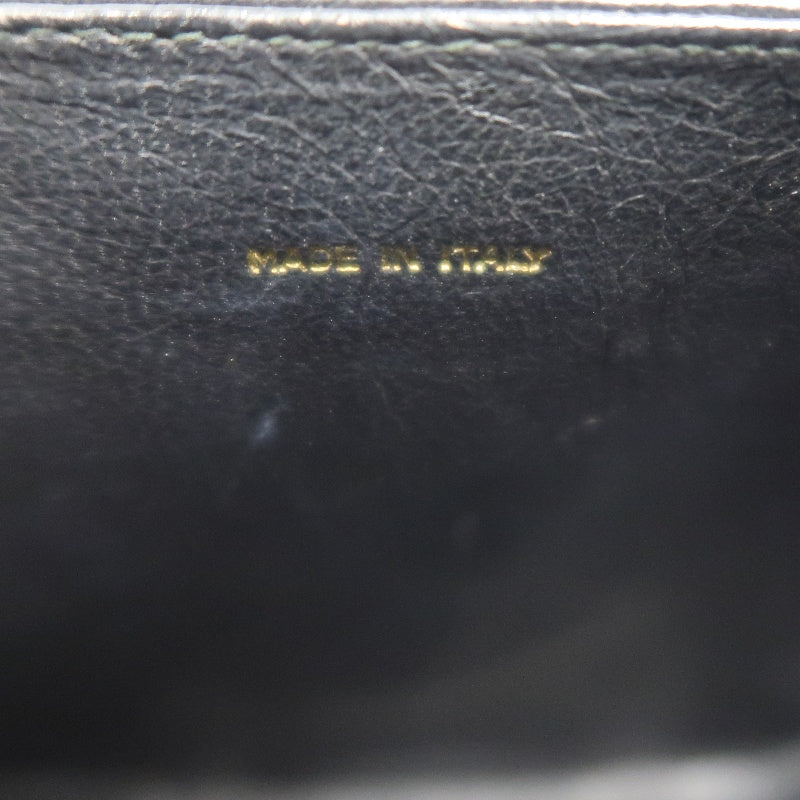 CHANEL Classic Matelasse Black Lambskin Leather Quilted Flap Crossbody Bag