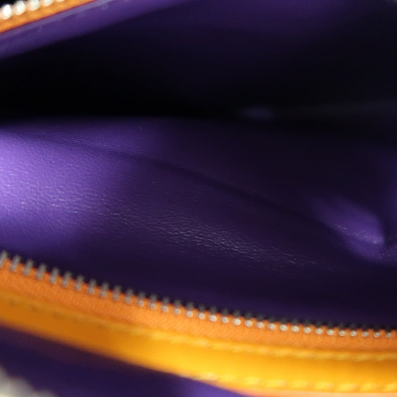DIOR Colorblock Pink Purple Orange Lambskin Cannage 5-Grid Lady Dior Handbag With Silver Hardwar