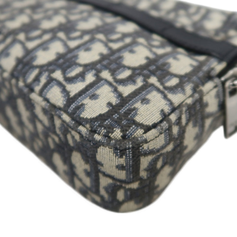 DIOR Oblique BlueCanvas Box Messenger Crossbody Bag