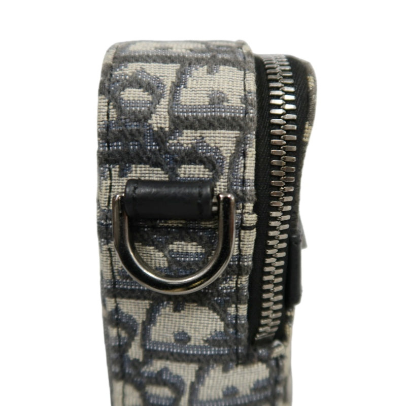 DIOR Oblique BlueCanvas Box Messenger Crossbody Bag