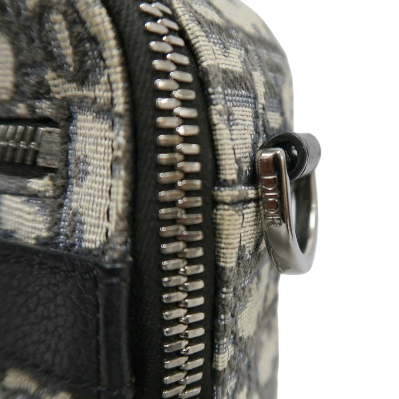 DIOR Oblique BlueCanvas Box Messenger Crossbody Bag