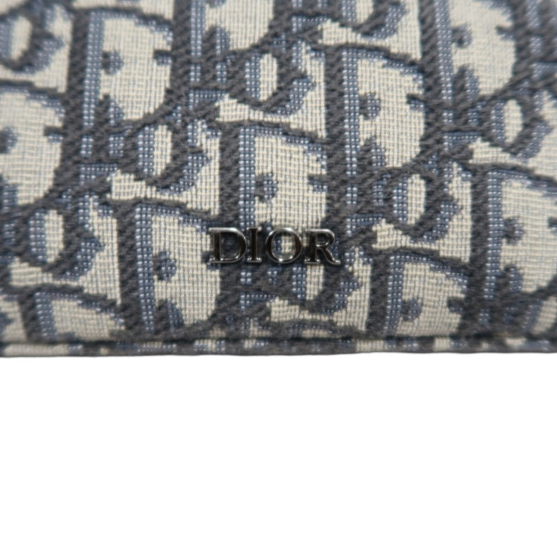 DIOR Oblique BlueCanvas Box Messenger Crossbody Bag