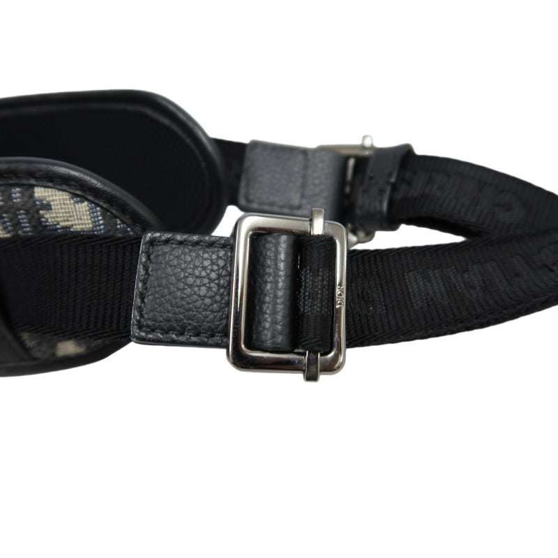 DIOR Oblique BlueCanvas Box Messenger Crossbody Bag