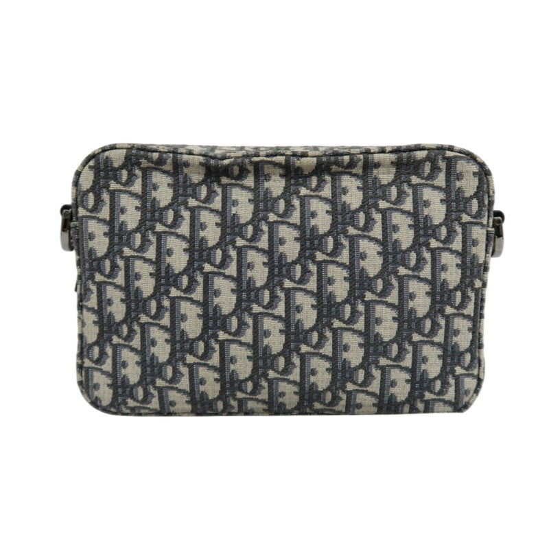 DIOR Oblique BlueCanvas Box Messenger Crossbody Bag