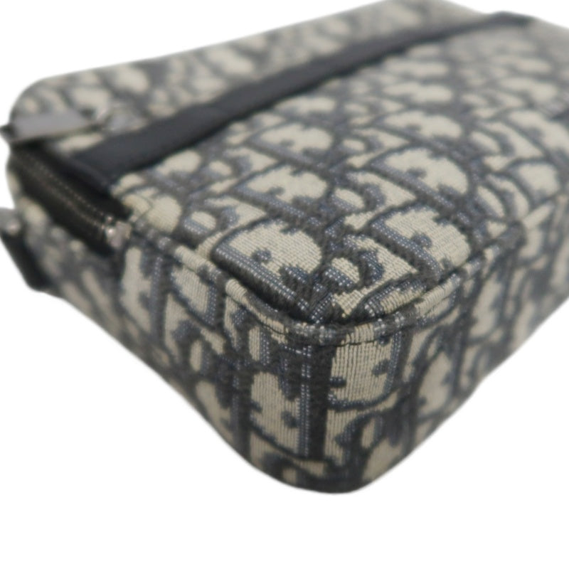 DIOR Oblique BlueCanvas Box Messenger Crossbody Bag