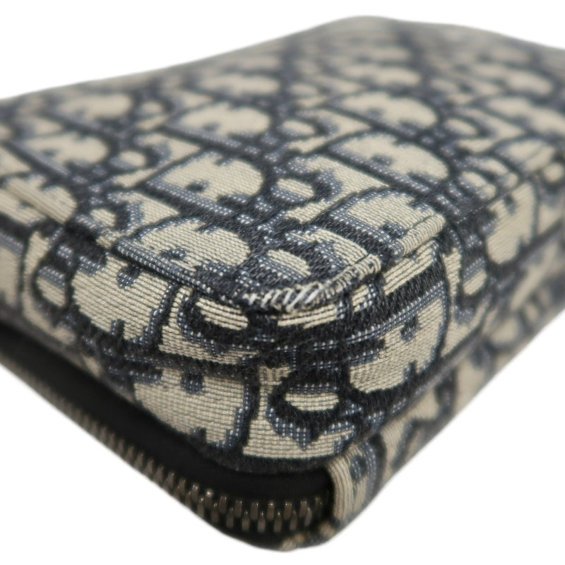 DIOR Oblique Blue Canvas Crossbody Bag