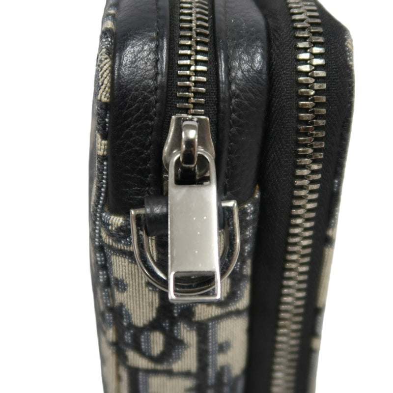DIOR Oblique Blue Canvas Crossbody Bag