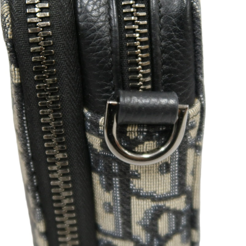 DIOR Oblique Blue Canvas Crossbody Bag