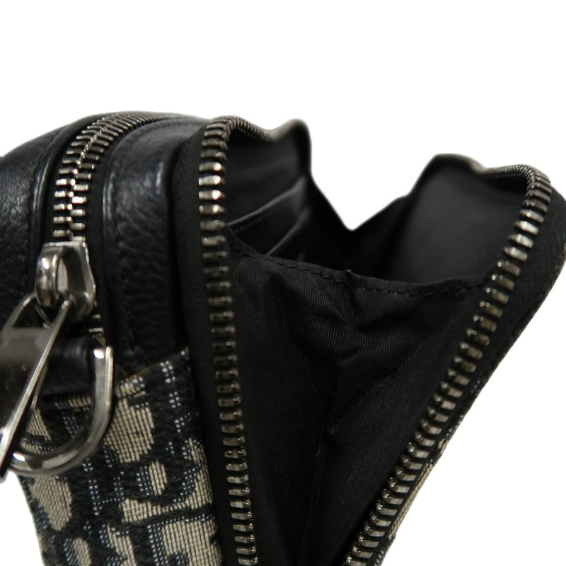 DIOR Oblique Blue Canvas Crossbody Bag