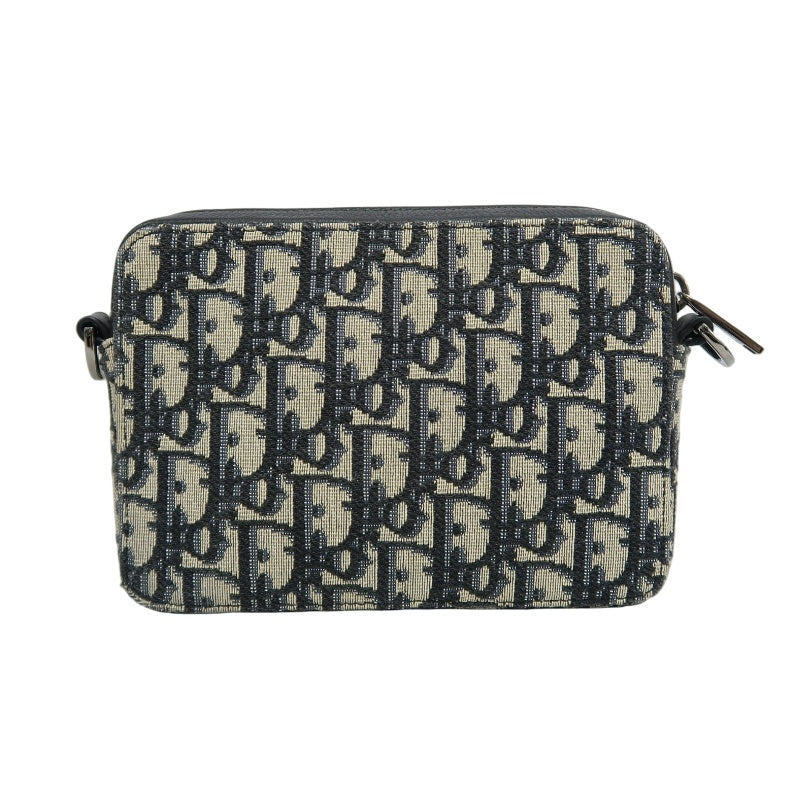DIOR Oblique Blue Canvas Crossbody Bag