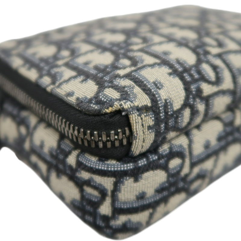 DIOR Oblique Blue Canvas Crossbody Bag
