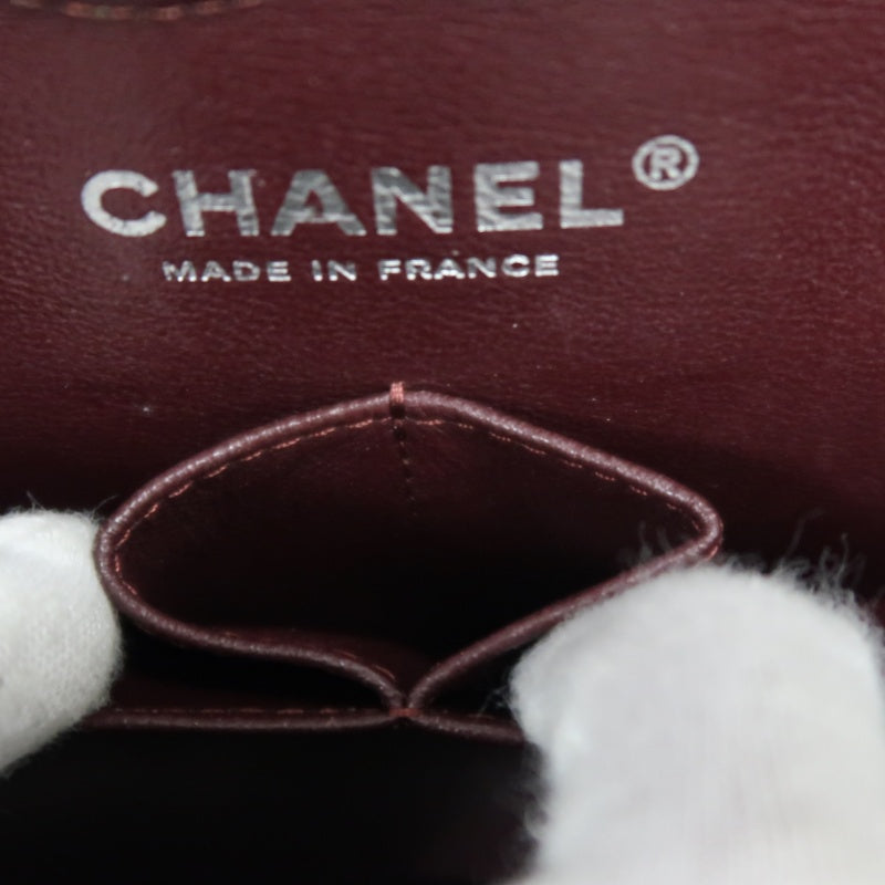 CHANEL Classic Flap Black Caviar Leather Quilted Flap Shoulder Bag With Silever Hardware