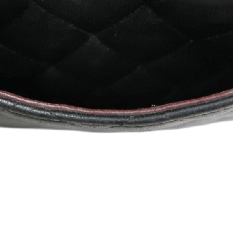 CHANEL Classic Flap Black Lambskin Quilted Flap Shoulder Bag With Gold Hardware