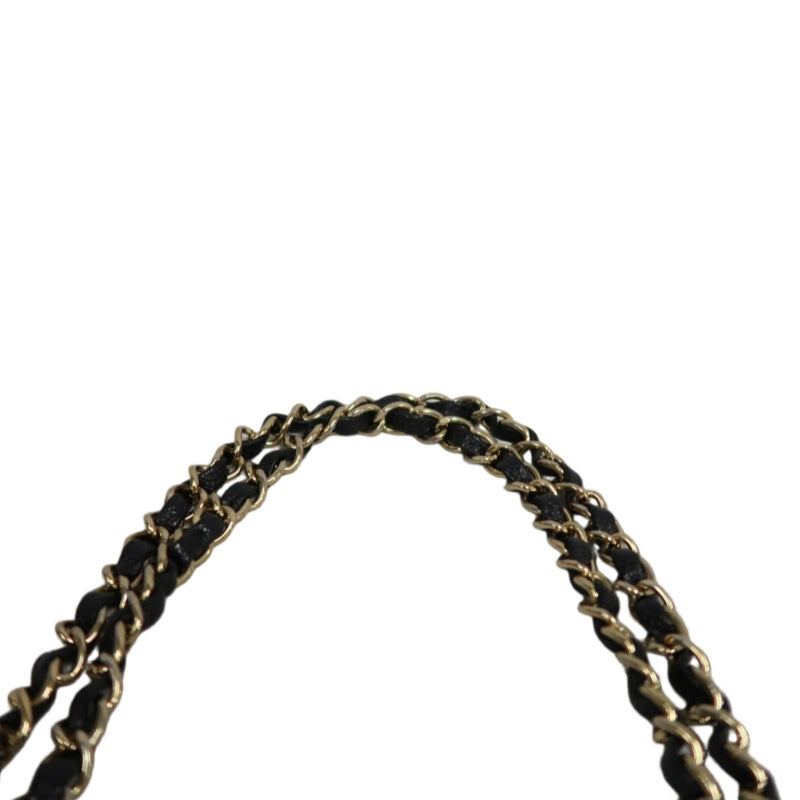 CHANEL Classic Flap Black Caviar Leather Quilted Flap Shoulder Bag With Gold Hardware, With Authenticity Card