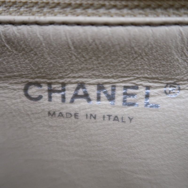 CHANEL Black Calfskin Waxy Quilted Flap Chain Crossbody Bag With Silver Hardware