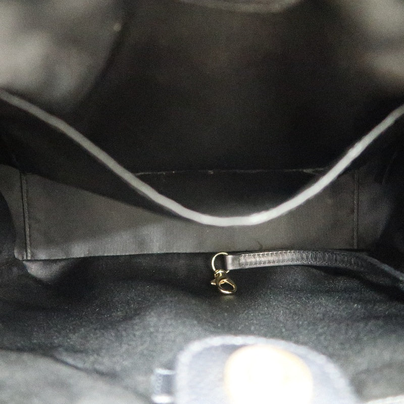 CHANEL GST Black Caviar Leather Quilted Chain Tote Shoulder Bag With Gold Hardware