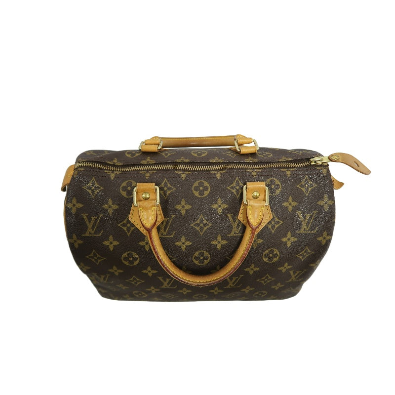 LOUIS VUITTON Speedy 30 Monogram Handbag PVC Brown